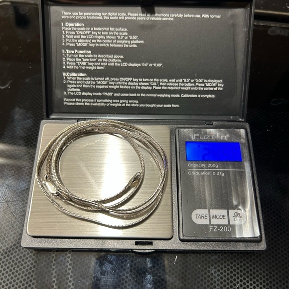 SALE!!  MILOR ITALY 925 ITALIAN STERLING SILVER UNIQUE HERRINGBONE 30”CHAIN - Picture 10 of 10